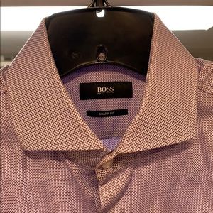 Hugo Boss Shirts - Hugo Boss Slim Fit Purple Dress Shirt Hugo Boss Shirts - Hugo Boss Slim Fit Purple Dress Shirt